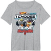 image:imageHot Wheels Lets Race  I Choose Bone Shaker TShirtHeather Grey