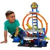 image:imageHot Wheels Mega Loop Garage Track Set with Toy Car amp HelicopterMega Loop