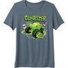 image:imageHot Wheels Monster Trucks  Gunkster Premium Triblend TShirtSlate Grey