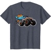 image:imageHot Wheels Monster Trucks  Tiger Shark TShirtHeather Blue