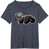 image:imageHot Wheels Monster Trucks  Tiger Shark TShirtHeather Blue