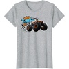 image:imageHot Wheels Monster Trucks  Tiger Shark TShirtHeather Grey