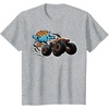 image:imageHot Wheels Monster Trucks  Tiger Shark TShirtHeather Grey