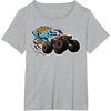 image:imageHot Wheels Monster Trucks  Tiger Shark TShirtHeather Grey