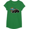 image:imageHot Wheels Monster Trucks  Tiger Shark TShirtKelly Green
