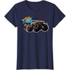 image:imageHot Wheels Monster Trucks  Tiger Shark TShirtNavy Blue