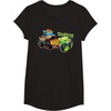 image:imageHot Wheels Monster Trucks  Tiger Shark vs Gunkster TShirtBlack