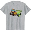image:imageHot Wheels Monster Trucks  Tiger Shark vs Gunkster TShirtHeather Grey
