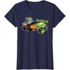 image:imageHot Wheels Monster Trucks  Tiger Shark vs Gunkster TShirtNavy Blue