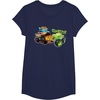 image:imageHot Wheels Monster Trucks  Tiger Shark vs Gunkster TShirtNavy Blue
