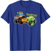 image:imageHot Wheels Monster Trucks  Tiger Shark vs Gunkster TShirtRoyal Blue