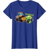 image:imageHot Wheels Monster Trucks  Tiger Shark vs Gunkster TShirtRoyal Blue