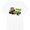 image:imageHot Wheels Monster Trucks  Tiger Shark vs Gunkster TShirtWhite