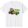 image:imageHot Wheels Monster Trucks  Tiger Shark vs Gunkster TShirtWhite