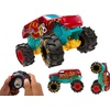 image:imageHot Wheels Monster Trucks RC Toy RemoteControl Transforming Rhinomite in 112 Scale amp 164 Scale Race Ace Converts into Launcher Connects to TrackDemo Derby