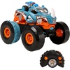 image:imageHot Wheels Monster Trucks RC Toy RemoteControl Transforming Rhinomite in 112 Scale amp 164 Scale Race Ace Converts into Launcher Connects to TrackRhinomite