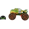 image:imageHot Wheels Monster Trucks RemoteControl Toy Vehicle 115 Scale Rageasaur RC with Grip Action Tires for OffRoading amp Wheelie StuntingMulticolor