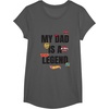 image:imageHot Wheels My Dad is a Legend TShirtAsphalt Grey