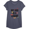 image:imageHot Wheels My Dad is a Legend TShirtHeather Blue