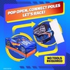 image:imageHot Wheels Pop Up Play Tent Playhouse for Boys Race Car Tent with Connections for Hot Wheels Tracks Indoor Playspace with RollUp Door amp Roof Opening Easy Setup Folds Flat for StorageHot Wheels Play Tent