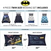 image:imageHot Wheels Race Track 4 Piece Toddler Bed Set  Super Soft amp Cozy Reversible Microfiber Comforter and Sheets Officially Licensed Product by FrancoBatman