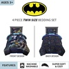 image:imageHot Wheels Race Track 4 Piece Toddler Bed Set  Super Soft amp Cozy Reversible Microfiber Comforter and Sheets Officially Licensed Product by FrancoBatman