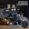 image:imageHot Wheels Race Track 4 Piece Toddler Bed Set  Super Soft amp Cozy Reversible Microfiber Comforter and Sheets Officially Licensed Product by FrancoBatman