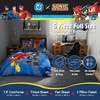 image:imageHot Wheels Race Track 4 Piece Toddler Bed Set  Super Soft amp Cozy Reversible Microfiber Comforter and Sheets Officially Licensed Product by FrancoDC X Sonic the Hedgehog