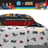 image:imageHot Wheels Race Track 4 Piece Toddler Bed Set  Super Soft amp Cozy Reversible Microfiber Comforter and Sheets Officially Licensed Product by FrancoDC X Sonic the Hedgehog