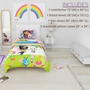 image:imageHot Wheels Race Track 4 Piece Toddler Bed Set  Super Soft amp Cozy Reversible Microfiber Comforter and Sheets Officially Licensed Product by FrancoGabbys Dollhouse  Fun Festival Vibes
