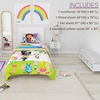 image:imageHot Wheels Race Track 4 Piece Toddler Bed Set  Super Soft amp Cozy Reversible Microfiber Comforter and Sheets Officially Licensed Product by FrancoGabbys Dollhouse  Fun Festival Vibes