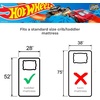 image:imageHot Wheels Race Track 4 Piece Toddler Bed Set  Super Soft amp Cozy Reversible Microfiber Comforter and Sheets Officially Licensed Product by FrancoHot Wheels