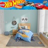image:imageHot Wheels Race Track 4 Piece Toddler Bed Set  Super Soft amp Cozy Reversible Microfiber Comforter and Sheets Officially Licensed Product by FrancoHot Wheels