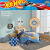 image:imageHot Wheels Race Track 4 Piece Toddler Bed Set  Super Soft amp Cozy Reversible Microfiber Comforter and Sheets Officially Licensed Product by FrancoHot Wheels