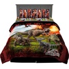 image:imageHot Wheels Race Track 4 Piece Toddler Bed Set  Super Soft amp Cozy Reversible Microfiber Comforter and Sheets Officially Licensed Product by FrancoJurassic World