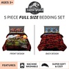 image:imageHot Wheels Race Track 4 Piece Toddler Bed Set  Super Soft amp Cozy Reversible Microfiber Comforter and Sheets Officially Licensed Product by FrancoJurassic World