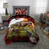 image:imageHot Wheels Race Track 4 Piece Toddler Bed Set  Super Soft amp Cozy Reversible Microfiber Comforter and Sheets Officially Licensed Product by FrancoJurassic World