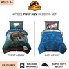 image:imageHot Wheels Race Track 4 Piece Toddler Bed Set  Super Soft amp Cozy Reversible Microfiber Comforter and Sheets Officially Licensed Product by FrancoJurassic World Dominion
