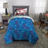 image:imageHot Wheels Race Track 4 Piece Toddler Bed Set  Super Soft amp Cozy Reversible Microfiber Comforter and Sheets Officially Licensed Product by FrancoJurassic World Dominion