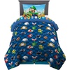image:imageHot Wheels Race Track 4 Piece Toddler Bed Set  Super Soft amp Cozy Reversible Microfiber Comforter and Sheets Officially Licensed Product by FrancoMario