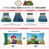 image:imageHot Wheels Race Track 4 Piece Toddler Bed Set  Super Soft amp Cozy Reversible Microfiber Comforter and Sheets Officially Licensed Product by FrancoMario