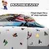 image:imageHot Wheels Race Track 4 Piece Toddler Bed Set  Super Soft amp Cozy Reversible Microfiber Comforter and Sheets Officially Licensed Product by FrancoMario Kart