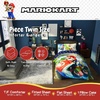 image:imageHot Wheels Race Track 4 Piece Toddler Bed Set  Super Soft amp Cozy Reversible Microfiber Comforter and Sheets Officially Licensed Product by FrancoMario Kart