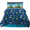 image:imageHot Wheels Race Track 4 Piece Toddler Bed Set  Super Soft amp Cozy Reversible Microfiber Comforter and Sheets Officially Licensed Product by FrancoMario