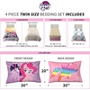 image:imageHot Wheels Race Track 4 Piece Toddler Bed Set  Super Soft amp Cozy Reversible Microfiber Comforter and Sheets Officially Licensed Product by FrancoMy Little Pony