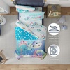 image:imageHot Wheels Race Track 4 Piece Toddler Bed Set  Super Soft amp Cozy Reversible Microfiber Comforter and Sheets Officially Licensed Product by FrancoNot Quite Narwhal