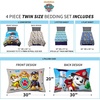 image:imageHot Wheels Race Track 4 Piece Toddler Bed Set  Super Soft amp Cozy Reversible Microfiber Comforter and Sheets Officially Licensed Product by FrancoPaw Patrol