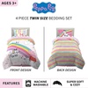 image:imageHot Wheels Race Track 4 Piece Toddler Bed Set  Super Soft amp Cozy Reversible Microfiber Comforter and Sheets Officially Licensed Product by FrancoPeppa Pig