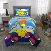 image:imageHot Wheels Race Track 4 Piece Toddler Bed Set  Super Soft amp Cozy Reversible Microfiber Comforter and Sheets Officially Licensed Product by FrancoPokemon