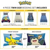 image:imageHot Wheels Race Track 4 Piece Toddler Bed Set  Super Soft amp Cozy Reversible Microfiber Comforter and Sheets Officially Licensed Product by FrancoPokemon